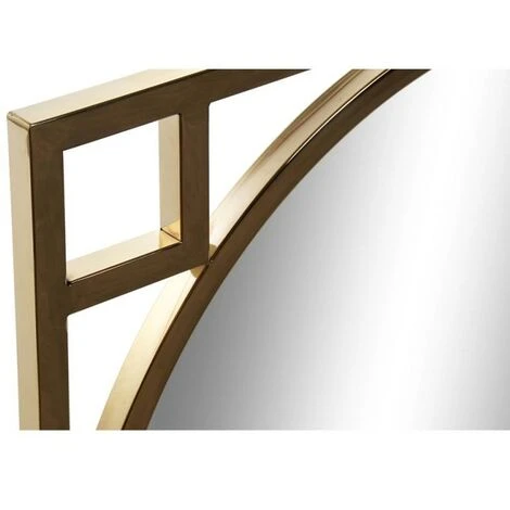 BRICOMARTEAU Miroir Mural DKD Home Decor Acier Doré (70 X 2 X 70 Cm) 5 BRICOMARTEAU Miroir Mural DKD Home Decor Acier Doré (70 X 2 X 70 Cm) – Image 3