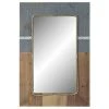 BRICOMARTEAU Miroir Mural DKD Home Decor Bleu Blanc Sapin (60 X 3.5 X 89.5 Cm) -Miroir Soldes Boutique 65927992 1