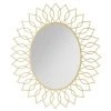 BRICOMARTEAU Miroir Mural DKD Home Decor Miroir Doré Métal (75 X 2 X 83 Cm) -Miroir Soldes Boutique 65928049 1