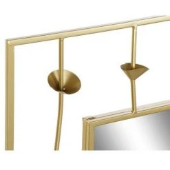 BRICOMARTEAU Miroir Mural DKD Home Decor Métal (70 X 5 X 100 Cm) -Miroir Soldes Boutique 65928133 2