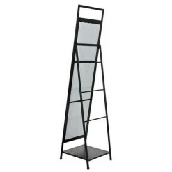 BRICOMARTEAU Miroir Sur Pied DKD Home Decor 39 X 40 X 160 Cm Miroir Noir Métal Loft -Miroir Soldes Boutique 65931323 3