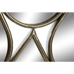 BRICOMARTEAU Miroir Mural DKD Home Decor Miroir Doré Métal (40 X 2,5 X 100 Cm) -Miroir Soldes Boutique 65931448 2
