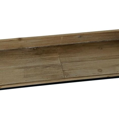 BRICOMARTEAU Miroir Mural DKD Home Decor Miroir Naturel Noir Métal Bois (61 X 17,5 X 181 Cm) 5 BRICOMARTEAU Miroir Mural DKD Home Decor Miroir Naturel Noir Métal Bois (61 X 17,5 X 181 Cm) – Image 3