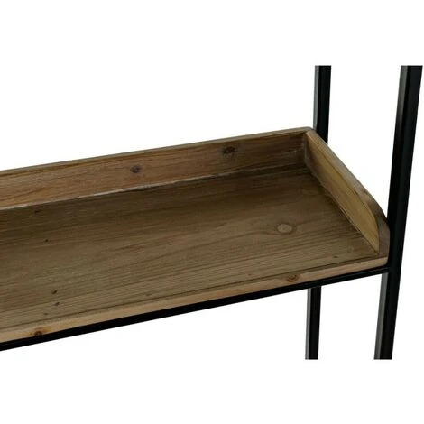 BRICOMARTEAU Miroir Mural DKD Home Decor Miroir Naturel Noir Métal Bois (61 X 17,5 X 181 Cm) 7 BRICOMARTEAU Miroir Mural DKD Home Decor Miroir Naturel Noir Métal Bois (61 X 17,5 X 181 Cm) – Image 5