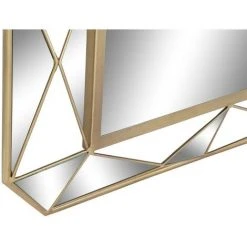 BRICOMARTEAU Miroir Mural DKD Home Decor Miroir Doré Métal (70 X 5,5 X 70 Cm) -Miroir Soldes Boutique 65931499 3