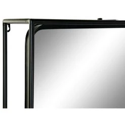 BRICOMARTEAU Miroir Mural DKD Home Decor Miroir Naturel Noir Métal Bois (60 X 17 X 183 Cm) 11 BRICOMARTEAU Miroir Mural DKD Home Decor Miroir Naturel Noir Métal Bois (60 X 17 X 183 Cm) -Miroir Soldes Boutique 65931505 5