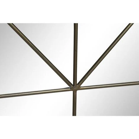 BRICOMARTEAU Miroir Mural DKD Home Decor Miroir Doré Métal Fenêtres (82,5 X 3 X 130,5 Cm) 4 BRICOMARTEAU Miroir Mural DKD Home Decor Miroir Doré Métal Fenêtres (82,5 X 3 X 130,5 Cm) – Image 2
