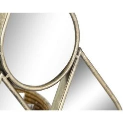 BRICOMARTEAU Miroir Mural DKD Home Decor Miroir Doré Métal (49,5 X 2,5 X 99 Cm) -Miroir Soldes Boutique 65931529 2