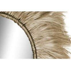 BRICOMARTEAU Miroir Mural DKD Home Decor Verre Naturel Jute (64 X 3 X 64 Cm) -Miroir Soldes Boutique 65931538 3