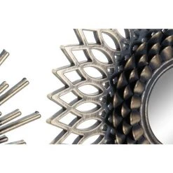 BRICOMARTEAU Miroir Mural DKD Home Decor Verre Doré Cuivre PP Carton 2 Unités (25 X 3 X 25 Cm) -Miroir Soldes Boutique 65931565 2