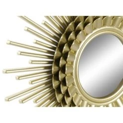 BRICOMARTEAU Miroir Mural DKD Home Decor Verre Doré Cuivre PP Carton 2 Unités (25 X 3 X 25 Cm) -Miroir Soldes Boutique 65931565 3