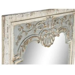 BRICOMARTEAU Miroir Mural DKD Home Decor Sapin MDF Blanc (70 X 4,5 X 131 Cm) -Miroir Soldes Boutique 65931572 2