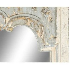 BRICOMARTEAU Miroir Mural DKD Home Decor Sapin MDF Blanc (70 X 4,5 X 131 Cm) -Miroir Soldes Boutique 65931572 3