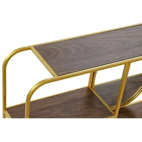 BRICOMARTEAU Miroir Mural DKD Home Decor Miroir Doré Métal Bois Marron (100 X 18 X 40 Cm) 6 BRICOMARTEAU Miroir Mural DKD Home Decor Miroir Doré Métal Bois Marron (100 X 18 X 40 Cm) – Image 4