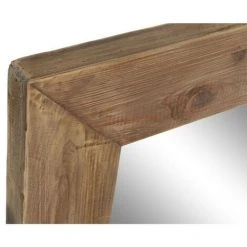 BRICOMARTEAU Miroir Mural DKD Home Decor Verre Naturel Bois Recyclé (180 X 5 X 80 Cm) -Miroir Soldes Boutique 65931580 3