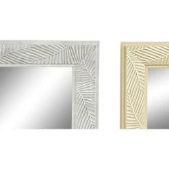 BRICOMARTEAU Miroir Mural DKD Home Decor Verre Naturel Gris Marron Gris Foncé PS 4 Unités Feuille D'une Plante (35 X 2 X 125 Cm) 11 BRICOMARTEAU Miroir Mural DKD Home Decor Verre Naturel Gris Marron Gris Foncé PS 4 Unités Feuille D'une Plante (35 X 2 X 125 Cm) -Miroir Soldes Boutique 65931606 5