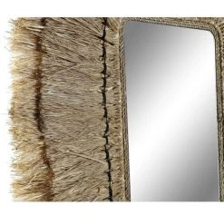 BRICOMARTEAU Miroir Mural DKD Home Decor Verre Naturel Jute (50 X 2 X 60 Cm) -Miroir Soldes Boutique 65931616 2