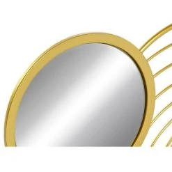 BRICOMARTEAU Miroir Mural DKD Home Decor Miroir Doré Métal (87 X 3 X 54 Cm) -Miroir Soldes Boutique 65931786 3