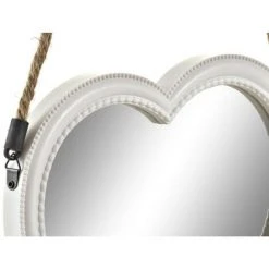 BRICOMARTEAU Miroir Mural DKD Home Decor Verre Blanc PP 2 Unités (25 X 2 X 25 Cm) -Miroir Soldes Boutique 65931818 2