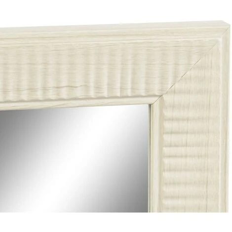 BRICOMARTEAU Miroir Mural DKD Home Decor Verre Naturel Marron Gris Foncé Ivoire PS Traditionnel 4 Unités (36 X 2 X 95,5 Cm) 4 BRICOMARTEAU Miroir Mural DKD Home Decor Verre Naturel Marron Gris Foncé Ivoire PS Traditionnel 4 Unités (36 X 2 X 95,5 Cm) – Image 2