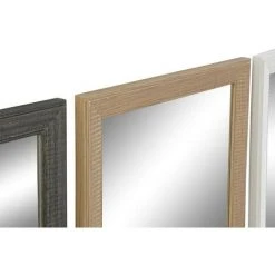 BRICOMARTEAU Miroir Mural DKD Home Decor Verre Naturel Marron Gris Foncé Ivoire PS Traditionnel 4 Unités (36 X 2 X 95,5 Cm) 7 BRICOMARTEAU Miroir Mural DKD Home Decor Verre Naturel Marron Gris Foncé Ivoire PS Traditionnel 4 Unités (36 X 2 X 95,5 Cm) -Miroir Soldes Boutique 65931847 3