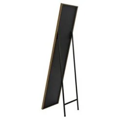 BRICOMARTEAU Miroir Sur Pied DKD Home Decor Verre Naturel Gris Marron Gris Foncé Tropical PS (38 X 40 X 158 Cm) -Miroir Soldes Boutique 65931850 3