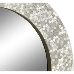 BRICOMARTEAU Miroir Mural DKD Home Decor Miroir Champagne Argenté PP 2 Unités (25 X 2 X 25 Cm) -Miroir Soldes Boutique 65931851 2