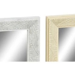 BRICOMARTEAU Miroir Mural DKD Home Decor Verre Naturel Gris Marron Gris Foncé PS 4 Unités Feuille D'une Plante (56 X 2 X 76 Cm) 7 BRICOMARTEAU Miroir Mural DKD Home Decor Verre Naturel Gris Marron Gris Foncé PS 4 Unités Feuille D'une Plante (56 X 2 X 76 Cm) -Miroir Soldes Boutique 65931855 3