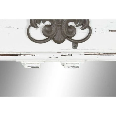 BRICOMARTEAU Miroir Mural DKD Home Decor Miroir Noir Bois Fenêtres Blanc (60 X 7 X 94 Cm) 4 BRICOMARTEAU Miroir Mural DKD Home Decor Miroir Noir Bois Fenêtres Blanc (60 X 7 X 94 Cm) – Image 2