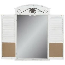 BRICOMARTEAU Miroir Mural DKD Home Decor Miroir Noir Bois Fenêtres Blanc (60 X 7 X 94 Cm) 8 BRICOMARTEAU Miroir Mural DKD Home Decor Miroir Noir Bois Fenêtres Blanc (60 X 7 X 94 Cm) -Miroir Soldes Boutique 65931867 3
