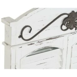 BRICOMARTEAU Miroir Mural DKD Home Decor Miroir Noir Bois Fenêtres Blanc (60 X 7 X 94 Cm) 9 BRICOMARTEAU Miroir Mural DKD Home Decor Miroir Noir Bois Fenêtres Blanc (60 X 7 X 94 Cm) -Miroir Soldes Boutique 65931867 4