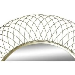 BRICOMARTEAU Miroir Mural DKD Home Decor Doré Métal (60 X 1 X 60 Cm) -Miroir Soldes Boutique 65931876 2
