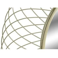 BRICOMARTEAU Miroir Mural DKD Home Decor Doré Métal (60 X 1 X 60 Cm) -Miroir Soldes Boutique 65931876 3
