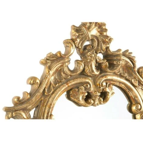 BRICOMARTEAU Miroir Mural DKD Home Decor Miroir Doré Résine (38 X 13 X 68 Cm) 5 BRICOMARTEAU Miroir Mural DKD Home Decor Miroir Doré Résine (38 X 13 X 68 Cm) – Image 3