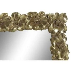 BRICOMARTEAU Miroir Mural DKD Home Decor Miroir Doré Résine Feuille D'une Plante (38 X 2,6 X 48 Cm) 7 BRICOMARTEAU Miroir Mural DKD Home Decor Miroir Doré Résine Feuille D'une Plante (38 X 2,6 X 48 Cm) -Miroir Soldes Boutique 65931881 3