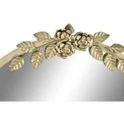 BRICOMARTEAU Miroir Mural DKD Home Decor Doré Métal Fleurs (60 X 4 X 66 Cm) -Miroir Soldes Boutique 65931885 2