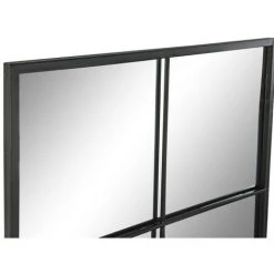 BRICOMARTEAU Miroir Mural DKD Home Decor Verre Noir Fenêtres Fer (150 X 2 X 60 Cm) 7 BRICOMARTEAU Miroir Mural DKD Home Decor Verre Noir Fenêtres Fer (150 X 2 X 60 Cm) -Miroir Soldes Boutique 65931889 3
