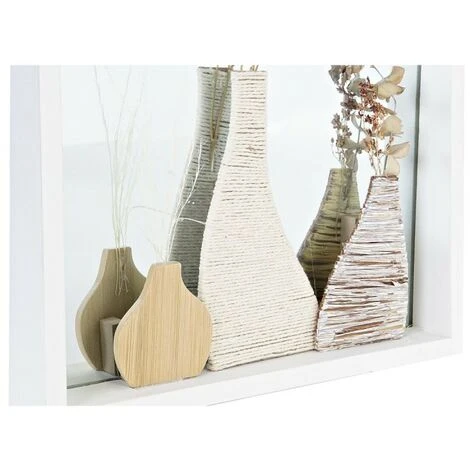 BRICOMARTEAU Miroir Mural DKD Home Decor Miroir Naturel MDF Blanc 2 Unités Cottage (30 X 4 X 40 Cm) 5 BRICOMARTEAU Miroir Mural DKD Home Decor Miroir Naturel MDF Blanc 2 Unités Cottage (30 X 4 X 40 Cm) – Image 3