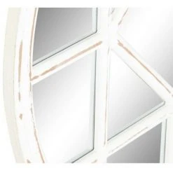 BRICOMARTEAU Miroir Mural DKD Home Decor Miroir MDF Fenêtres Blanc (76 X 2 X 76 Cm) -Miroir Soldes Boutique 65931897 2
