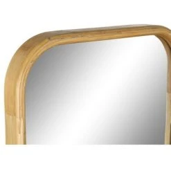 BRICOMARTEAU Miroir Mural DKD Home Decor Miroir Naturel PU (33 X 3,5 X 151 Cm) -Miroir Soldes Boutique 65931898 2