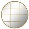 BRICOMARTEAU Miroir Mural DKD Home Decor Verre Doré Fenêtres Fer (60 X 2,5 X 60 Cm) -Miroir Soldes Boutique 65931903 1