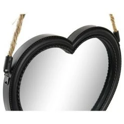 BRICOMARTEAU Ensemble De Miroirs DKD Home Decor Miroir Coeur Noir PP 2 Unités (27 X 3 X 27 Cm) 7 BRICOMARTEAU Ensemble De Miroirs DKD Home Decor Miroir Coeur Noir PP 2 Unités (27 X 3 X 27 Cm) -Miroir Soldes Boutique 65931921 3