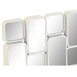 BRICOMARTEAU Miroir Mural DKD Home Decor Miroir Champagne Doré PP 2 Unités (90 X 4 X 60 Cm) -Miroir Soldes Boutique 65931935 3