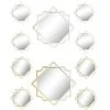 BRICOMARTEAU Ensemble De Miroirs DKD Home Decor Miroir Champagne Doré PP 2 Unités Géométrique (50 X 2 X 50 Cm) 2 BRICOMARTEAU Ensemble De Miroirs DKD Home Decor Miroir Champagne Doré PP 2 Unités Géométrique (50 X 2 X 50 Cm) -Miroir Soldes Boutique 65931936 1