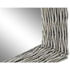 BRICOMARTEAU Miroir Mural DKD Home Decor Verre Gris Osier Cottage (52,5 X 4 X 63 Cm) 6 BRICOMARTEAU Miroir Mural DKD Home Decor Verre Gris Osier Cottage (52,5 X 4 X 63 Cm) -Miroir Soldes Boutique 65931944 2
