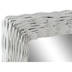 BRICOMARTEAU Miroir Mural DKD Home Decor Verre MDF Blanc Osier Cottage (43 X 133 X 4 Cm) (43 X 4 X 132,5 Cm) 7 BRICOMARTEAU Miroir Mural DKD Home Decor Verre MDF Blanc Osier Cottage (43 X 133 X 4 Cm) (43 X 4 X 132,5 Cm) -Miroir Soldes Boutique 65931949 3