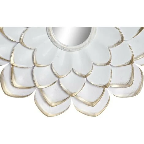 BRICOMARTEAU Ensemble De Miroirs DKD Home Decor Miroir Champagne Doré Blanc PP 2 Unités (35 X 1,5 X 35 Cm) 4 BRICOMARTEAU Ensemble De Miroirs DKD Home Decor Miroir Champagne Doré Blanc PP 2 Unités (35 X 1,5 X 35 Cm) – Image 2