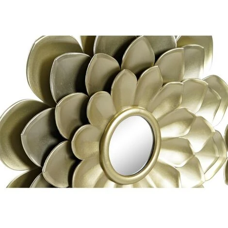 BRICOMARTEAU Ensemble De Miroirs DKD Home Decor Miroir Champagne Doré Blanc PP 2 Unités (35 X 1,5 X 35 Cm) 5 BRICOMARTEAU Ensemble De Miroirs DKD Home Decor Miroir Champagne Doré Blanc PP 2 Unités (35 X 1,5 X 35 Cm) – Image 3
