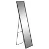 BRICOMARTEAU Miroir Sur Pied DKD Home Decor Miroir Verre Noir Fer Loft (37 X 160 X 44 Cm) -Miroir Soldes Boutique 65931962 1
