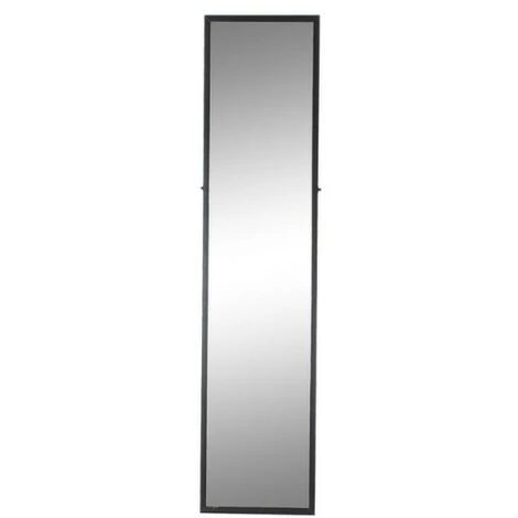BRICOMARTEAU Miroir Sur Pied DKD Home Decor Miroir Verre Noir Fer Loft (37 X 160 X 44 Cm) 6 BRICOMARTEAU Miroir Sur Pied DKD Home Decor Miroir Verre Noir Fer Loft (37 X 160 X 44 Cm) – Image 4